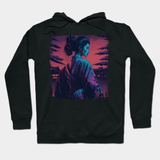 Geisha in the darkness Hoodie